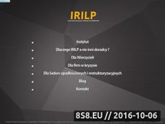 Miniaturka irilp.pl (Syndyk oraz doradca restrukturyzacyjny)