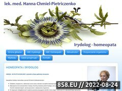 Miniaturka strony Hanna Chmiel-Pietriczenko lekarz irydolog-homeopata przyjmuje w Żorach i Katowicach.