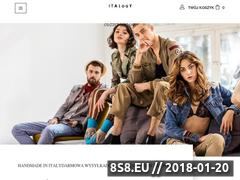 Zrzut strony Włoska odzież damska - sklep internetowy