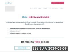 Miniaturka itrix.pl (Wsparcie i <strong>szkolenia</strong> Bitrix24)