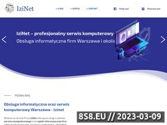 Zrzut strony Serwis komputerowy Warszawa