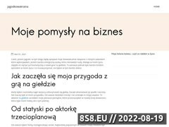 Miniaturka domeny www.jagodkowakraina.pl