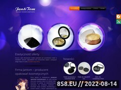 Miniaturka strony JAN&TOM producent opakowa kosmetycznych