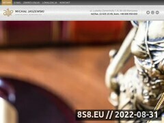 Miniaturka strony Kancelaria Adwokacka Michała Jaszewskiego