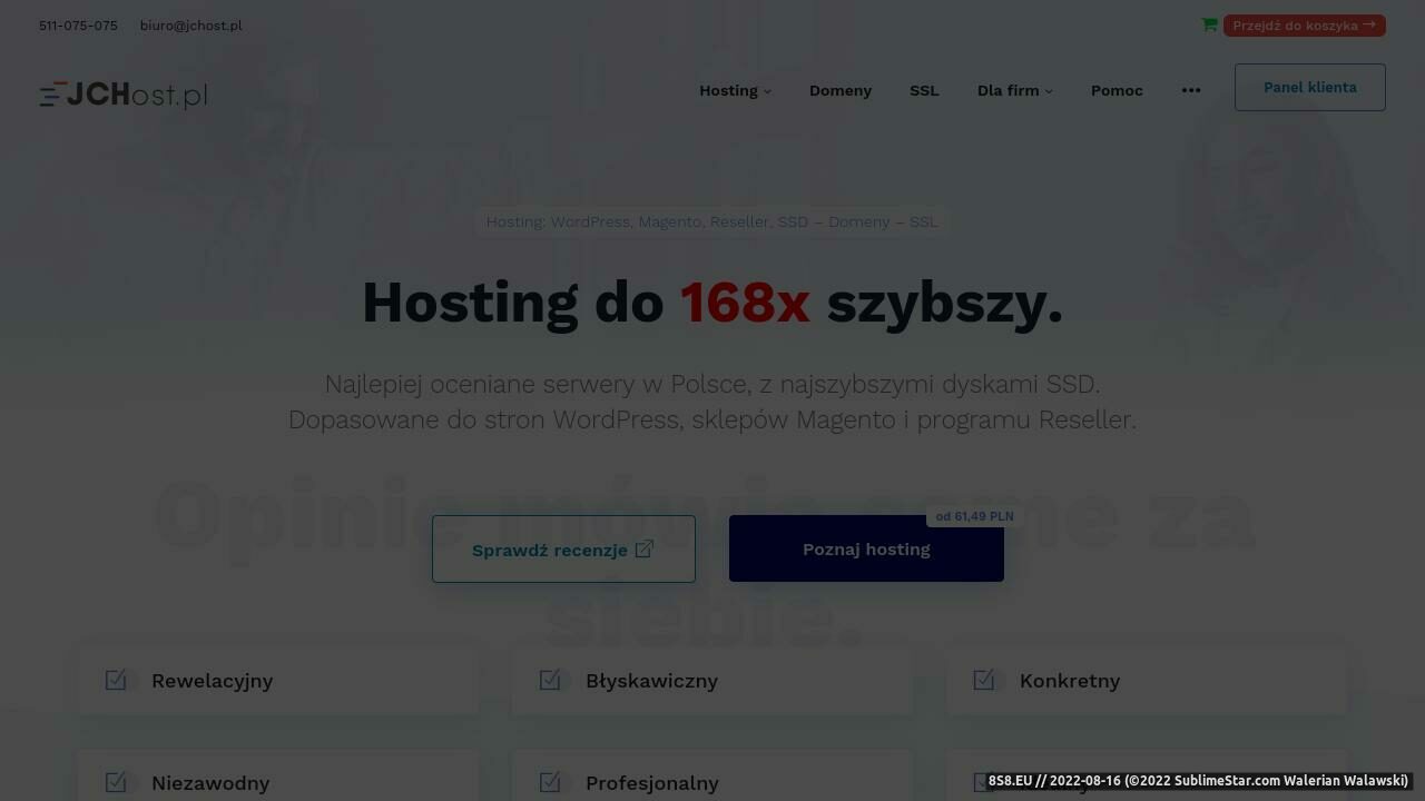 Serwer WWW (strona jchost.pl - JCHost.pl)