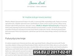 Miniaturka domeny www.jeanslook.pl