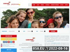Miniaturka www.jezykowe.eu (<strong>obozy młodzieżowe</strong> 2013)
