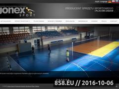 Miniaturka www.jonexsport.eu (Wyposażenie hal, sal i obiektów sportowych)