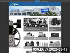 Miniaturka www.josval.pl (<strong>kompresory</strong> oraz sprężarki)