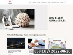 Miniaturka jumika.com.pl (Zaproszenia na ślub, winietki weselne i zawieszki)