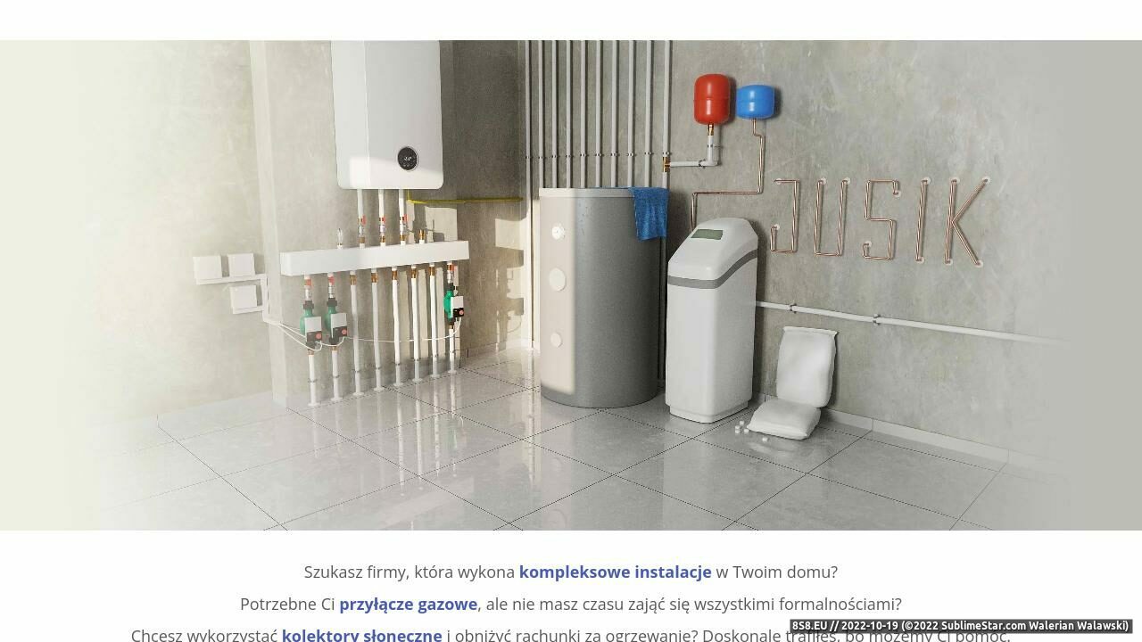 Instalacje sanitarne Jusik Poznań (strona jusik.pl - Jusik.pl)