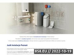 Miniaturka jusik.pl (Instalacje sanitarne Jusik Poznań)