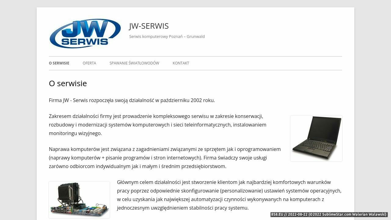 Serwis komputerowy Poznań - Grunwald (strona jw-serwis.com - Jw-serwis.com)