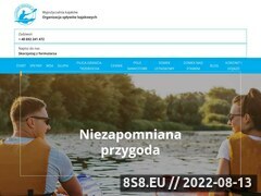 Miniaturka domeny kajaki-domaszk.pl