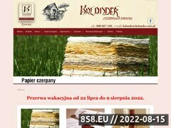 Miniaturka domeny www.kalander.com.pl