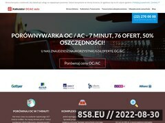 Miniaturka domeny kalkulator-ocac.auto.pl