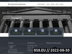 Zrzut strony Kancelaria radcy prawnego Grzegorz Kamieniarz - obsługa prawna