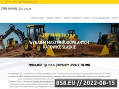 Miniaturka kamil-buduje.pl (Wynajem maszyn budowlanych z operatorem)