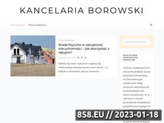 Miniaturka domeny kancelaria-borowski.pl
