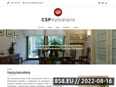 Miniaturka domeny www.kancelaria-csp.pl