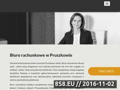 Zrzut strony Biuro rachunkowe w Pruszkowie