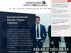 Zrzut strony Kancelaria - kredyt we frankach Wrocław