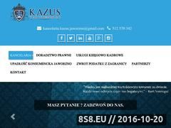 Miniaturka kancelariapodatkowa-kazus.pl (Usługi rachunkowe, podatkowe i porady prawne)