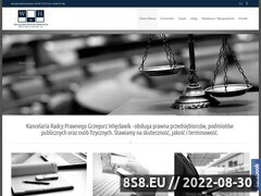 Miniaturka strony Adwokat Kluczbork - Wicawik & Huszno