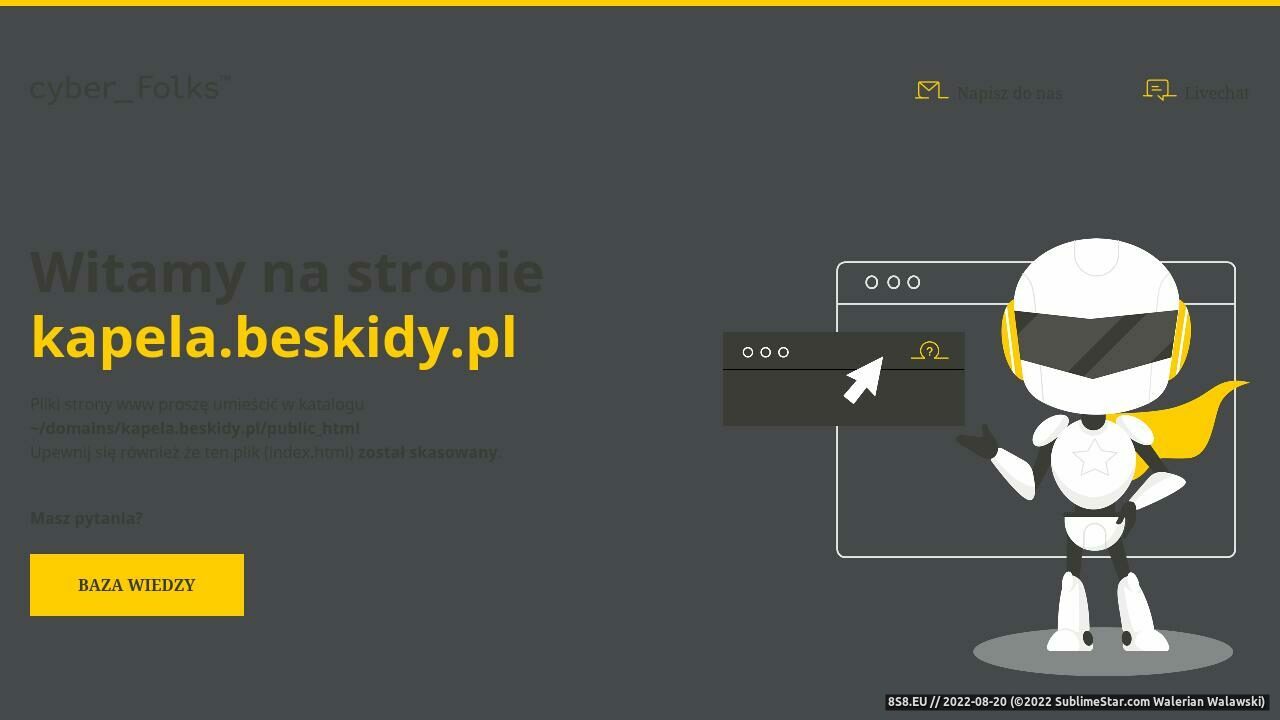 Zrzut ekranu Kapela góralska "Corny Potok"