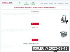 Miniaturka kapral-car.pl (Strona autokasacji oraz szrotu samochodowego)