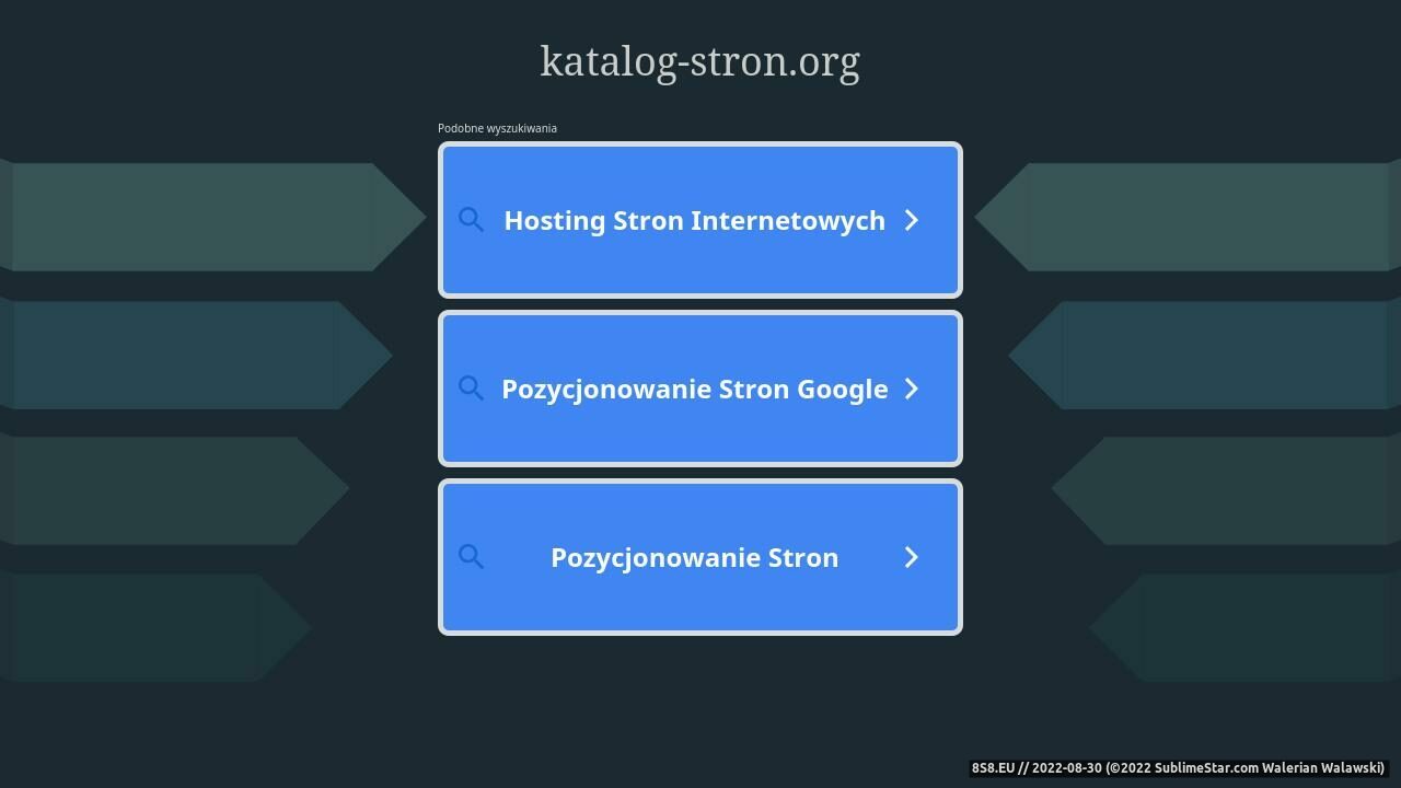 Autorski katalog ciekawych stron internetowych (strona katalog-stron.org - Katalog-stron.org)