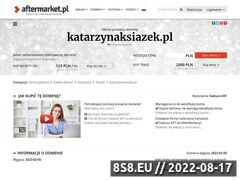 Miniaturka domeny katarzynaksiazek.pl