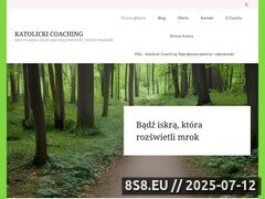 Miniaturka katolickicoaching.pl (Blog z ofertą katolickiego coachingu)