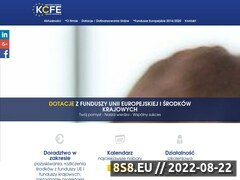 Miniaturka www.kcfe.pl (Doradztwo w zakresie pozyskiwania dotacji)