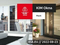 Miniaturka kim-plock.pl (Okna Płock - PCV, drewniane i aluminiowe. Także drzwi, rolety i bramy.)