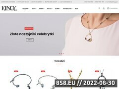 Miniaturka kingy.pl (Internetowy sklep z biżuterią online)
