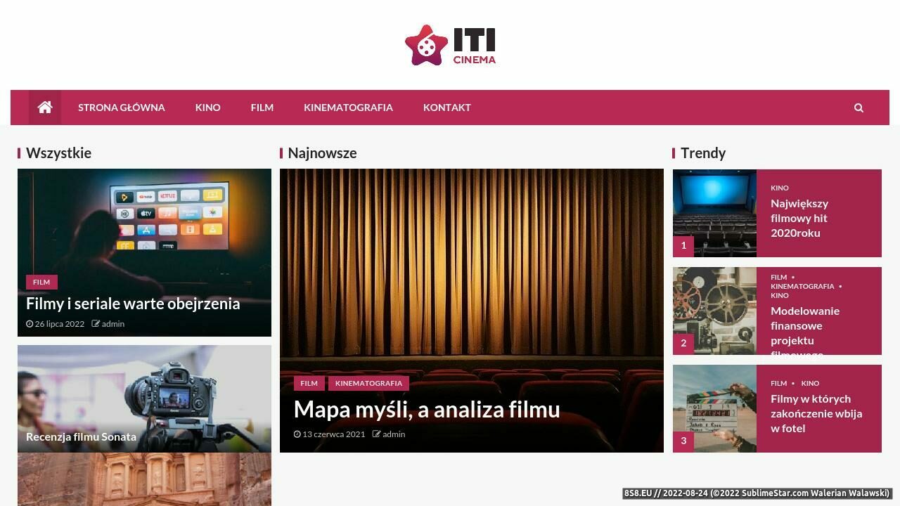 Darmowe Kino Online - Filmy, seriale, online  (strona kinowo24.pl - Kinowo24.pl)