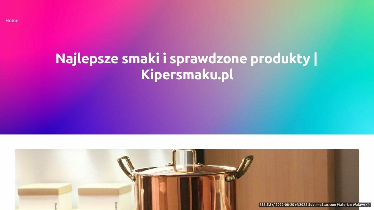 Sklep z herbatą Kiper Smaku (strona kipersmaku.pl - Kipersmaku.pl)