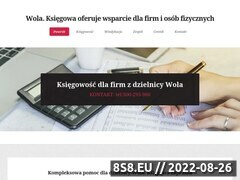 Zrzut strony Porady prawne które udziela radca prawny i prawnik, Warszawa