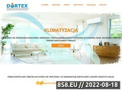 Miniaturka strony DORTEX - serwis klimatyzacji Wrocaw