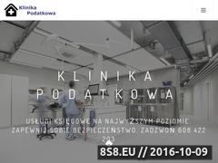 Miniaturka klinikapodatkowa.pl (Usługi księgowe oraz doradztwo prawne)
