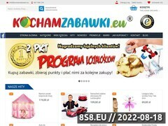 Miniaturka www.kochamzabawki.eu (Zabawki i akcesoria dla dzieci, upominki, gadżety)