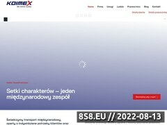 Miniaturka koimex.pl (Firma transportowa - transport międzynarodowy)