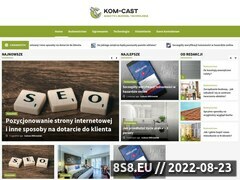 Miniaturka domeny www.kom-cast.pl