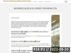 Miniaturka komercjalizacja.nieruchomosci.pl (Baza wiedzy o komercjalizacji nieruchomości)