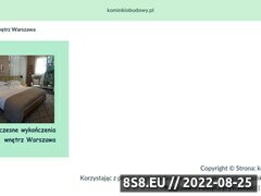 Miniaturka domeny www.kominkiobudowy.pl