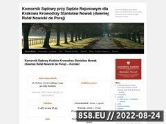Miniaturka domeny www.komornik-krakow.pl
