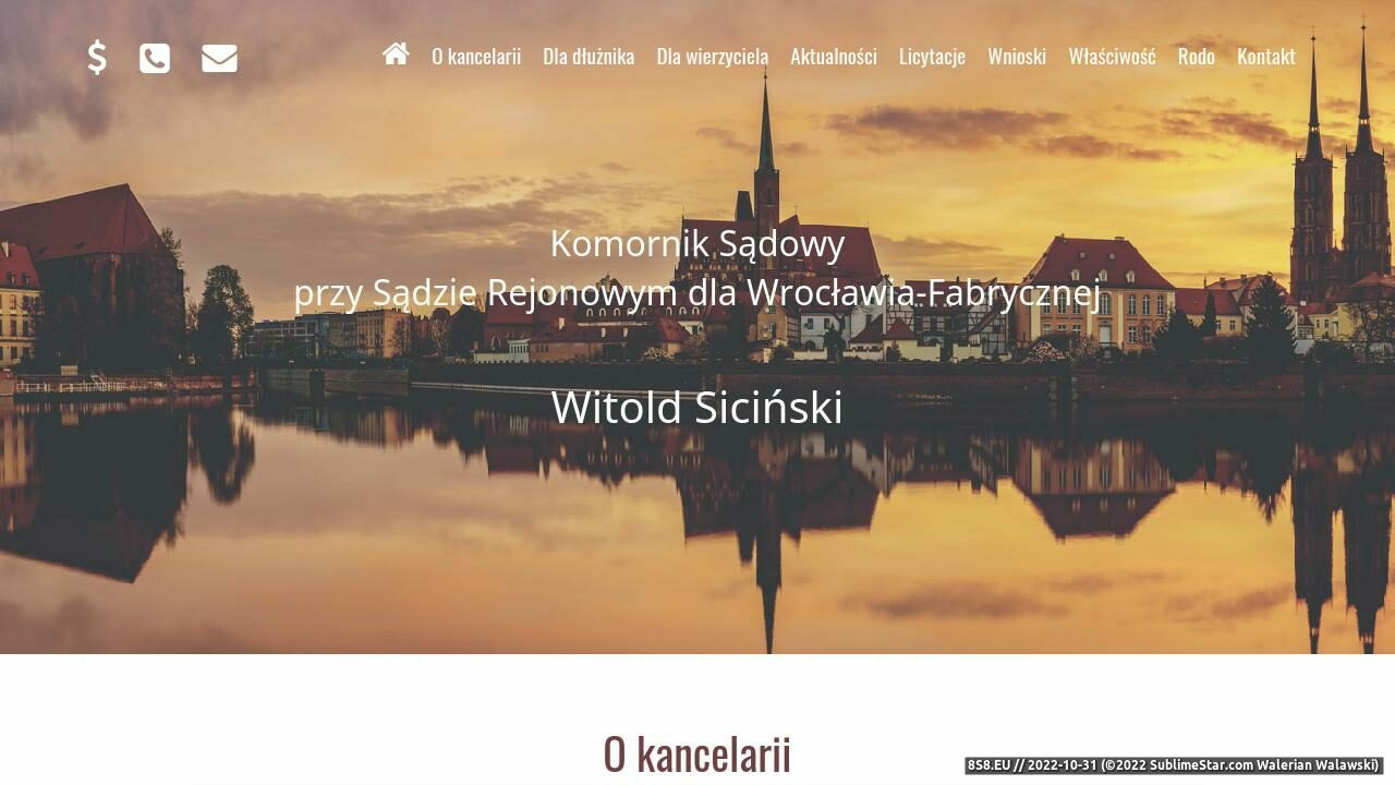 Egzekucja wyroków sądowych i egzekucja alimentów (strona komornikfabryczna.wroclaw.pl - Komornik Sądowy Wrocław-Fabryczna)