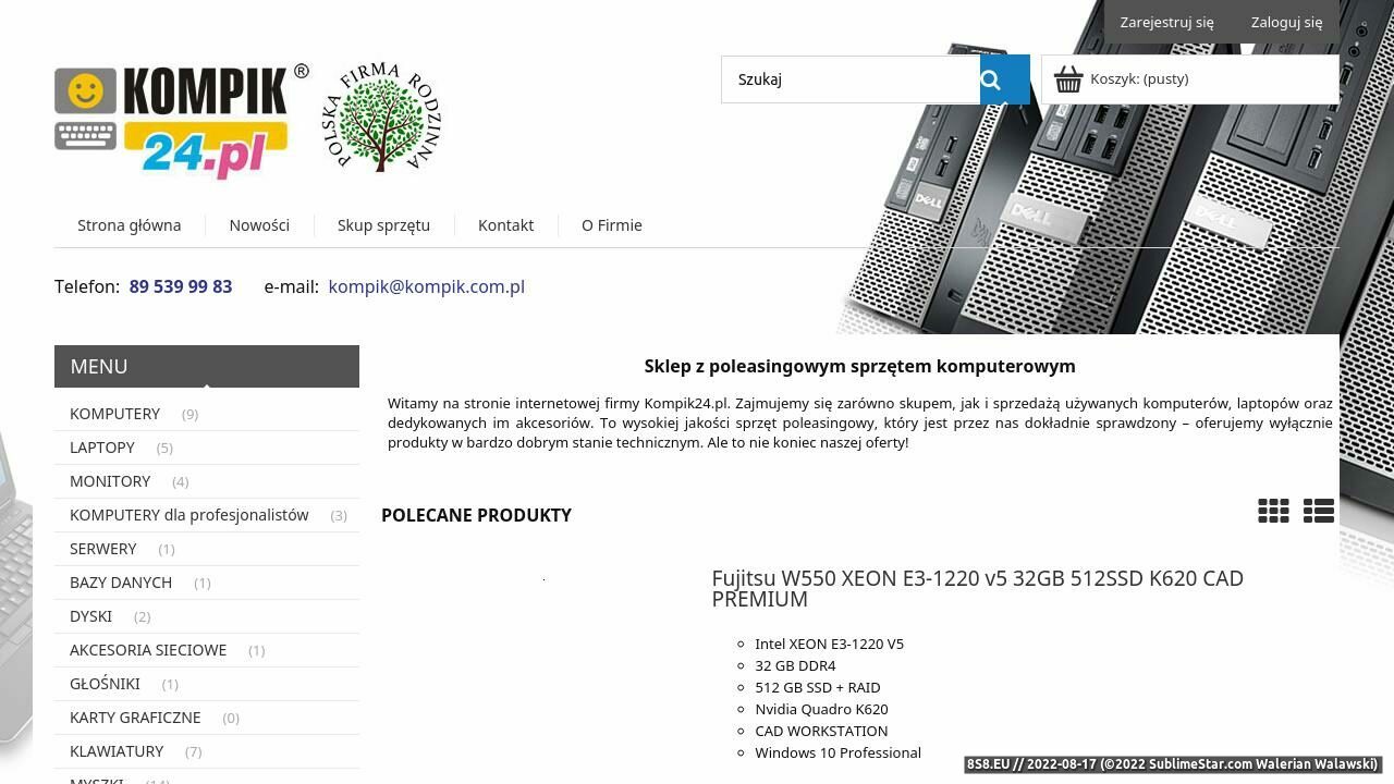 Tanie laptopy (strona www.kompik24.pl - Kompik24.pl)