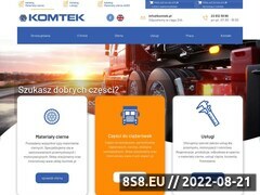 Miniaturka www.komtek.pl (Sklep z częściami do ciężarówek - Komtek)